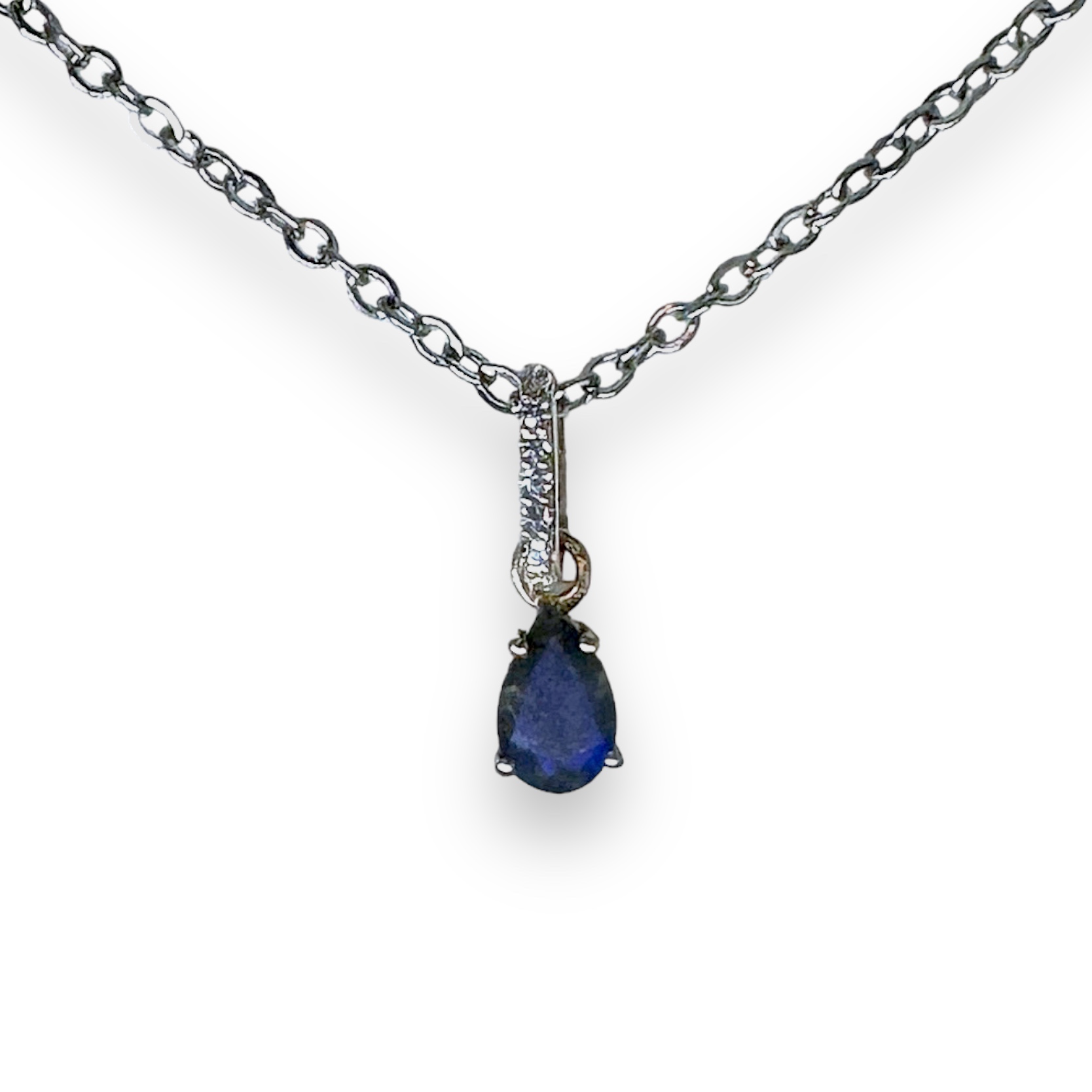 Labradorite Sterling Silver Pendant – Necklace