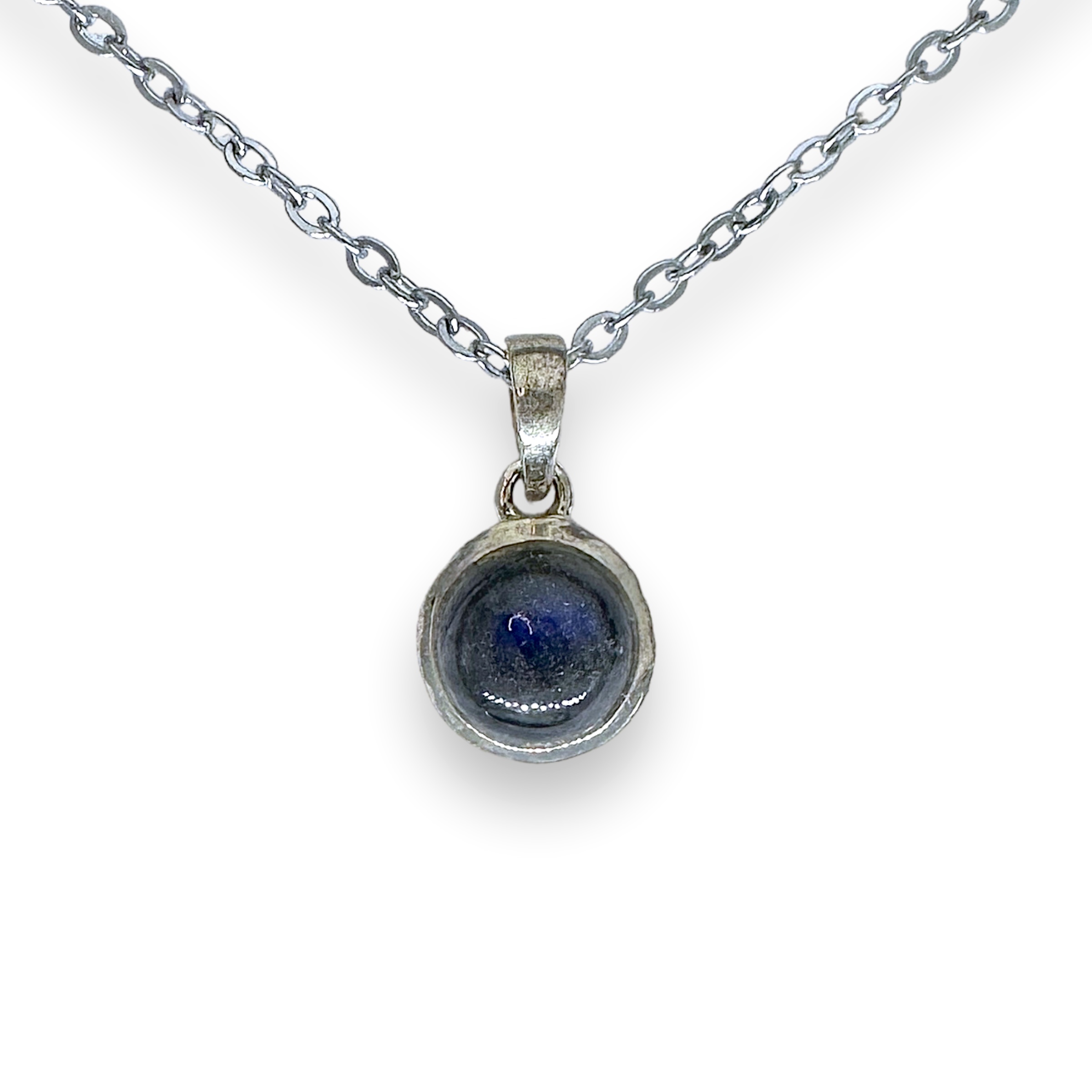 Labradorite Sterling Silver Pendant – Necklace