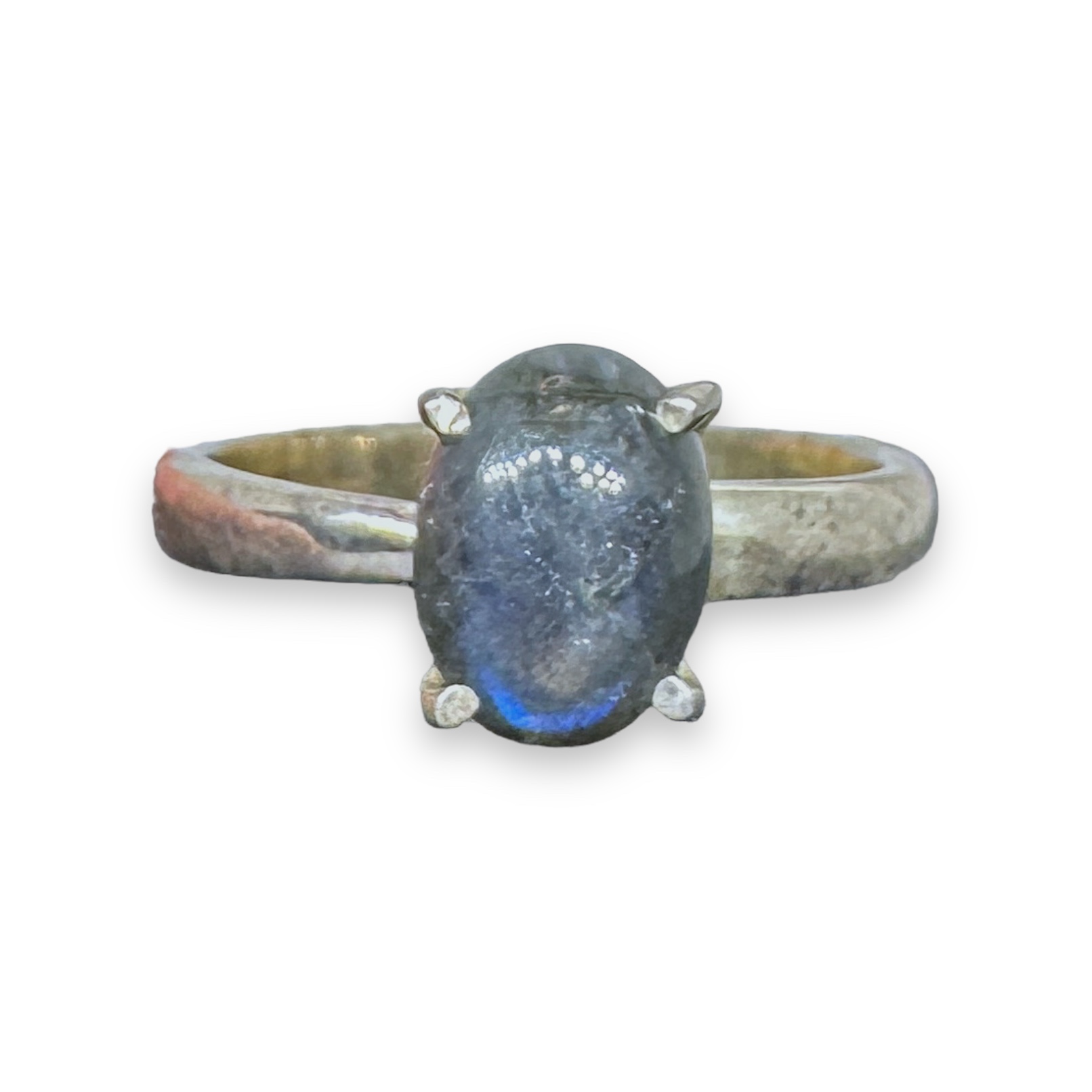 Labradorite Sterling Silver Adjustable Ring