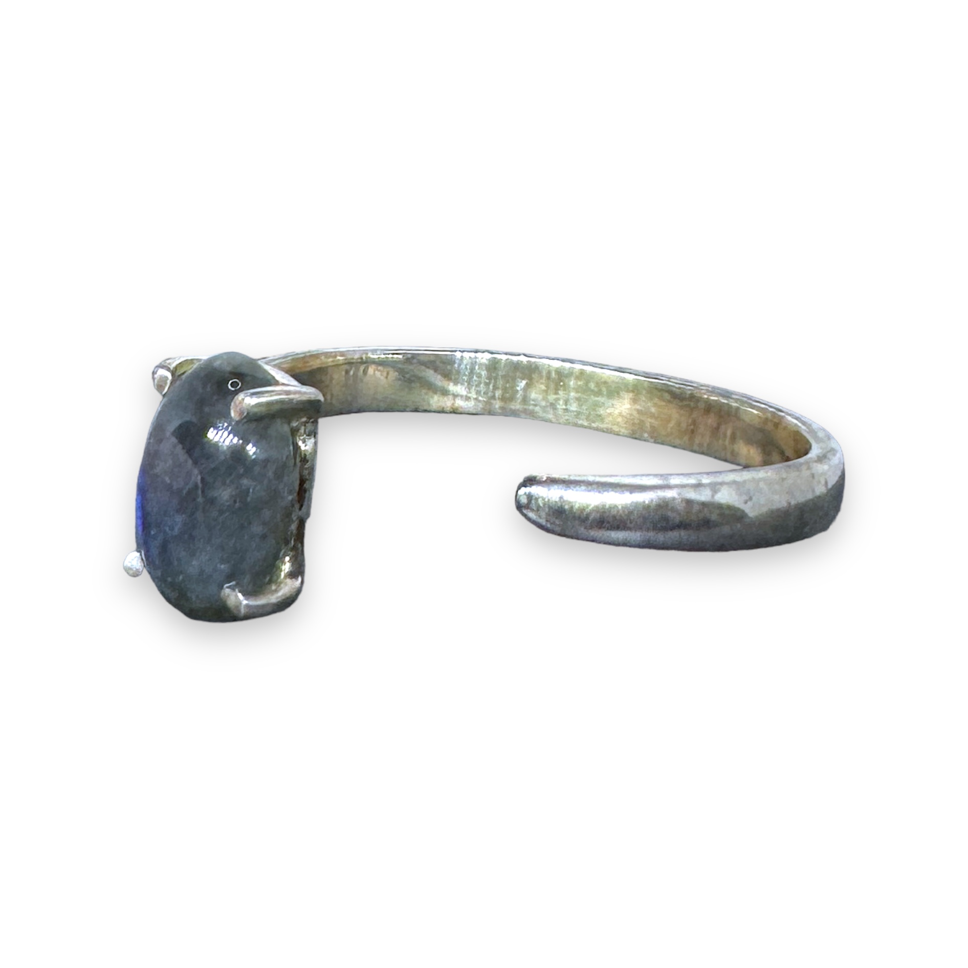 Labradorite Sterling Silver Adjustable Ring - Image 2