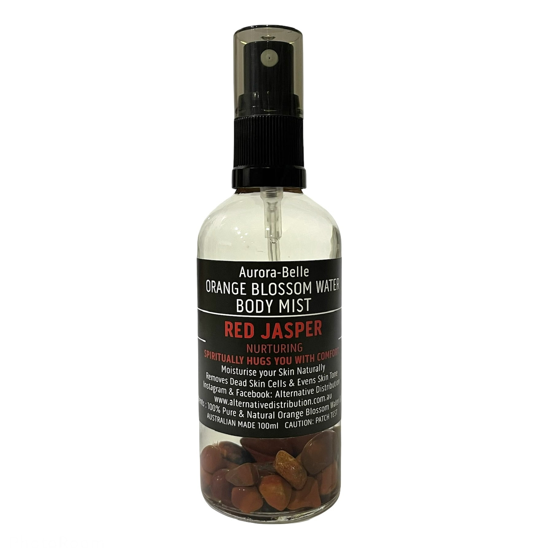 Red Jasper Body Mist Nurturing Orange Blossom Water